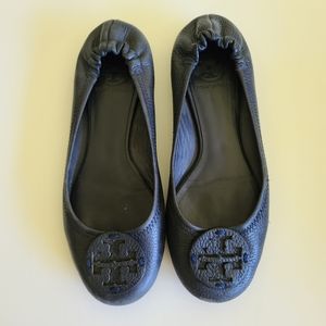 Tory Burch navy flats 71/2